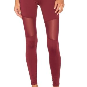 Varley Sycamore Tight in Burgundy